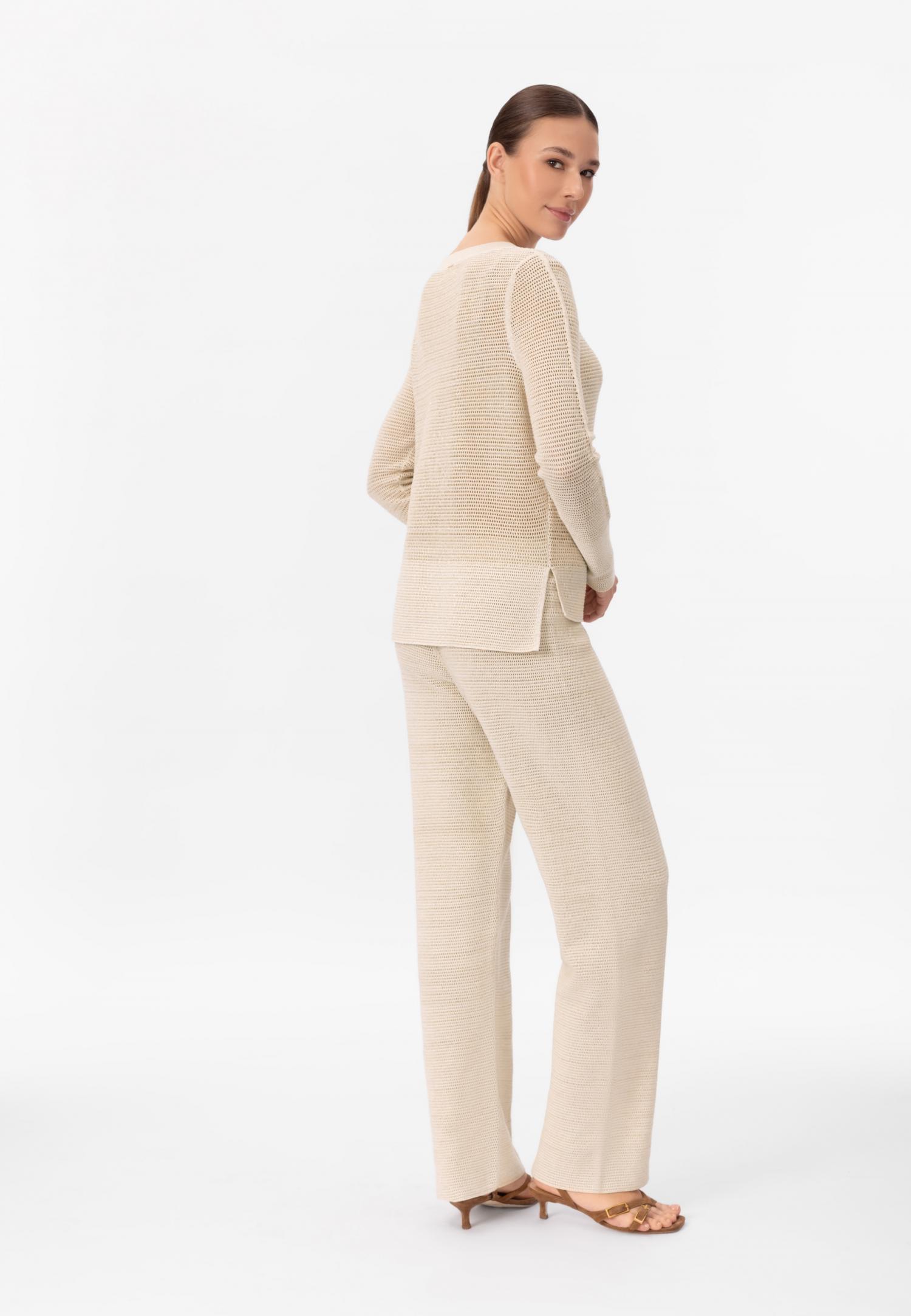 Штани з шовку та бавовни